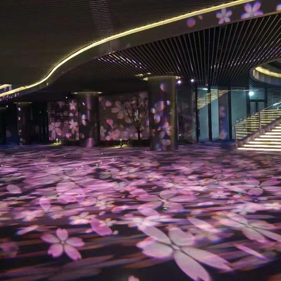 Nebula outdoor advertisement gobo projector