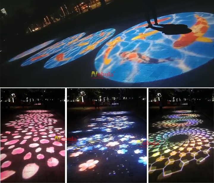 sidewalk projection